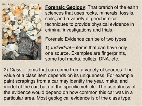 Forensic Geology Geol2150 Professor Lori Weeden Ppt Download