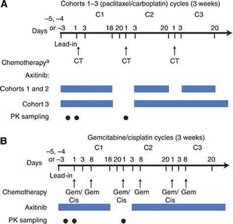 Treatment Schedule For A Paclitaxelcarboplatin Cohorts And B Download Scientific Diagram