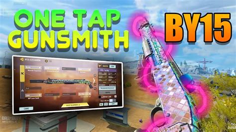 1 Tap By15 Gunsmith In🔥cod Mobile Br Youtube