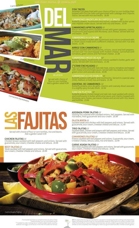 Online Menu of Mazatlan Restaurant Restaurant, Aberdeen, Washington ...