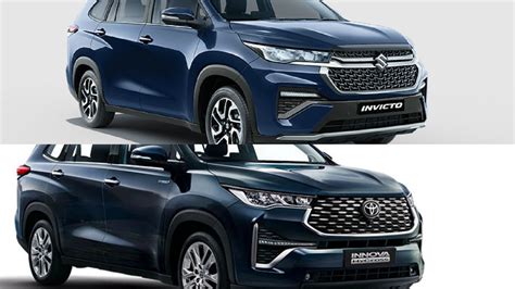 Maruti Suzuki Invicto Vs Toyota Innova Hycross Comparision Of Price Specs Dimension Amar Ujala