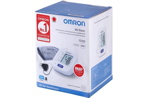 Автоматический тонометр OMRON M2 Basic с адаптером (HEM-7121-ARU ...
