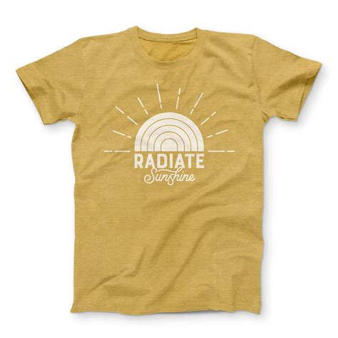 Radiate Sunshine T Shirt Ruff House Print Shop