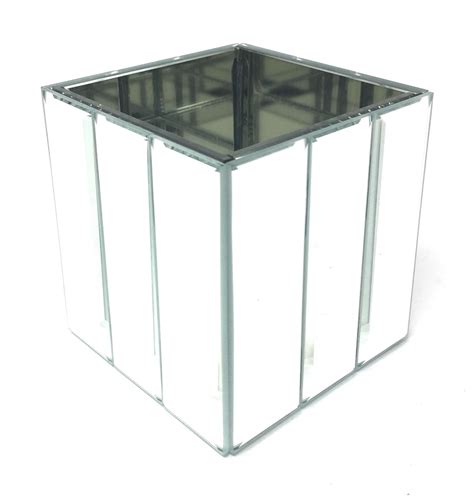 Gatsby Mirror Strip Cube Vases Serene Spaces Living