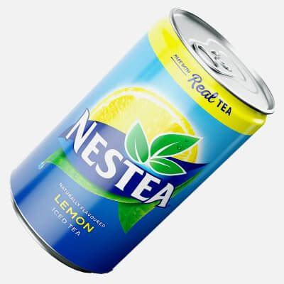 Nestea Iced Tea Cans Ml Slim D Model By Murtazaboyraz