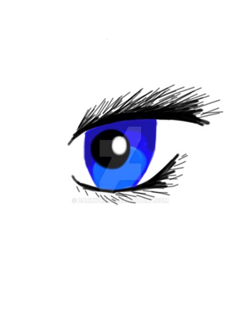 Blue Eyes-Anime style by DarkYnx98 on DeviantArt