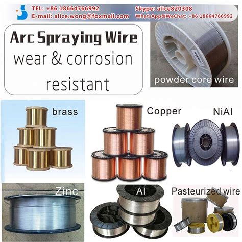 Arc Spray Metal Wires Arc Spray Zinc Wire Thermal Spray Metal Wires