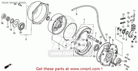 Honda Fourtrax Rear Brake Parts