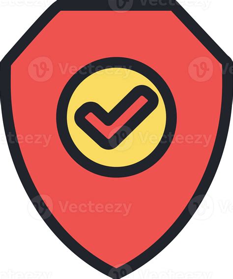 Shield Check Mark Flat Icon 26561113 Png