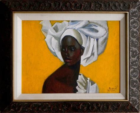 Boscoe Holder Woman In A White Turban Galerie Bonheur Black Art