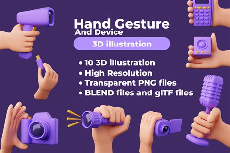 Hand Gesture And Device 3d Icon Pack 10 Free Download Sign And Symbols 3d Icons Iconscout