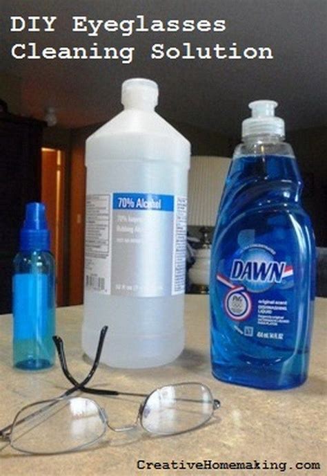 Homemade Cleaner Recipes And Tutorials For Creative Juice Cleaning Eyeglass Cleaner