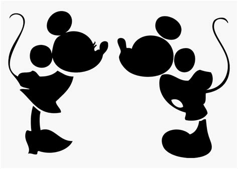 Mickey And Minnie Wedding Clip Art - Mickey Mouse Y Minnie Black And ...