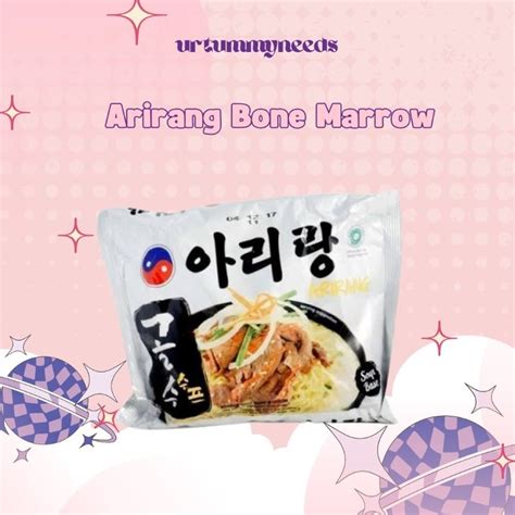 Jual Arirang Korean Noodle Soup Bone Marrow Instant Noodle Instant