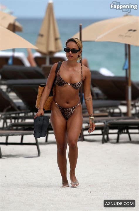 Karrueche Tran Sexy Spotted Showing Off Her Sizzling Bikini Body At Miami Beach Aznude