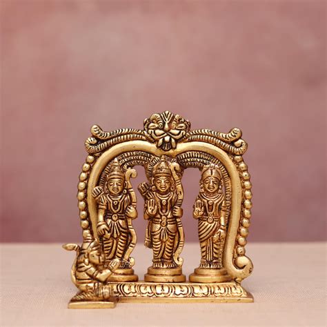 Buy This Brass Ram Darbar Murti Height Inches Devsabha