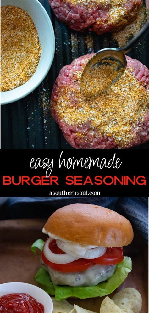 Add The BEST Flavor To Burgers With This Easy To Make Burger Seasoning