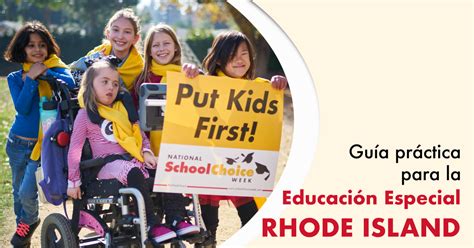 Educación especial en Rhode Island Conoce tus Opciones Escolares