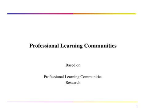 Ppt Professional Learning Communities Powerpoint Presentation Free Download Id 282298