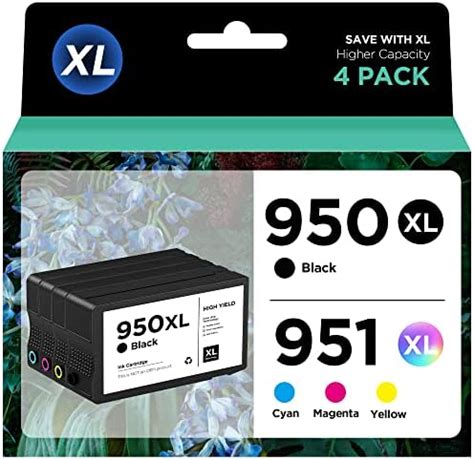 Amazon 950XL 951XL High Yield Ink Cartridges Combo Pack