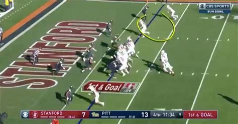 Watch Stanford Scores Td On One Of The Luckiest Most Bizarre Passes