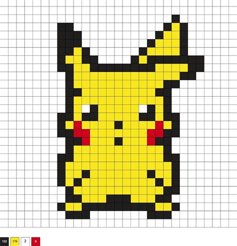 Simple Pixel Art Pokemon