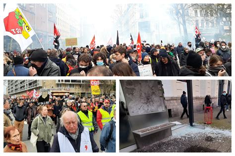 Manifestation Du Mardi Mars Lille Une Foule Motiv E Et Des