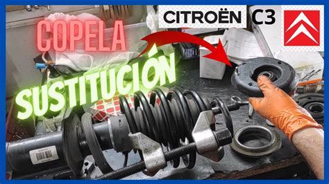 Cambiar copela del amortiguador delantero Citroën C3 Tutorial YouTube