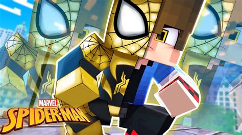 Minecraft Homem Aranha GOLD O SEGREDO DO PODER Do HOMEM ARANHA