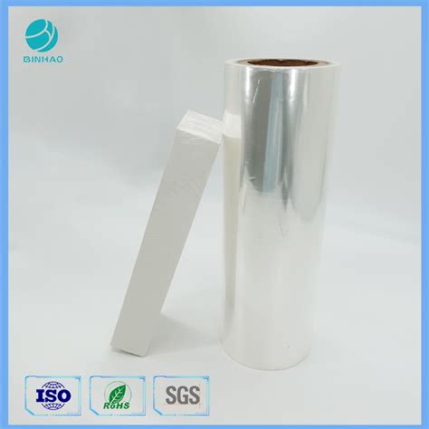 350mm Transparent Heat Sealable PVC Film For Naked Box Packaging