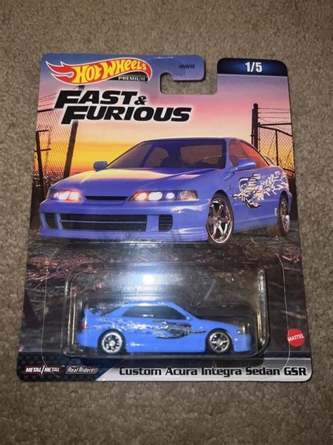 Hot Wheels Fast And Furious Custom Acura Integra Sedan Gsr Premium Hnw C Picclick Uk