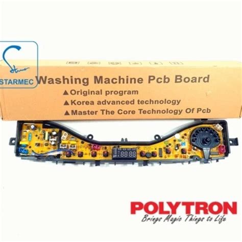 Jual Modul PCB Mesin Cuci POLYTRON Top PAW 7512 8512 9512 Model Putar