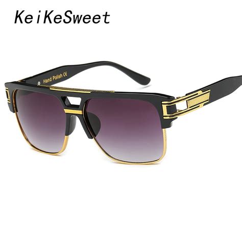 Keikesweet Top Super Stars Man Lady Sun Glasses Vintage Mirror Party