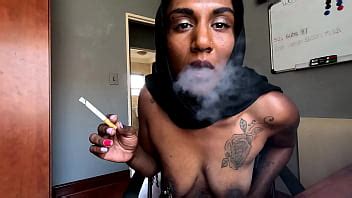 Desi In Hijab Smoking While Wearing Nipple Clamps XVIDEOS