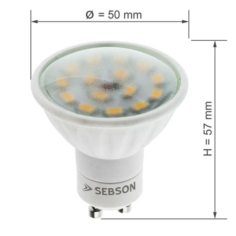 Led Lampen Gu10 5w 10x Leuchtmittel Warmweiss 3000k 380lm 110° 230v