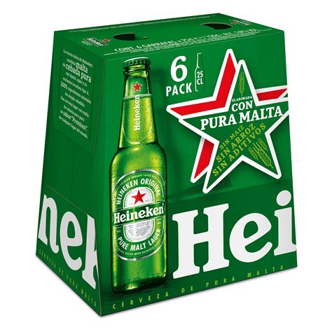 Sixpack Cerveza Heineken Unidades De Freezeocean