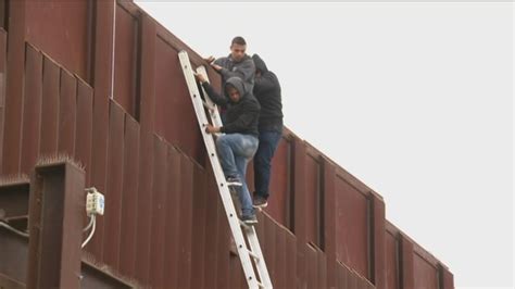 CBP rescue 3 people stuck on border wall in Otay Mesa | cbs8.com