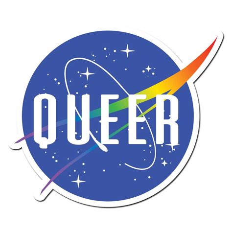 Nasa Themed Space Queer Gay Lgbt Pride Many Sexualities Available Vinyl Decal Etsy