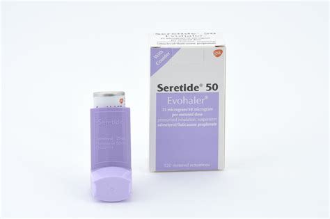 Seretide 50 Evohaler GlaxoSmithKline UK Ltd 120 Dose RightBreathe