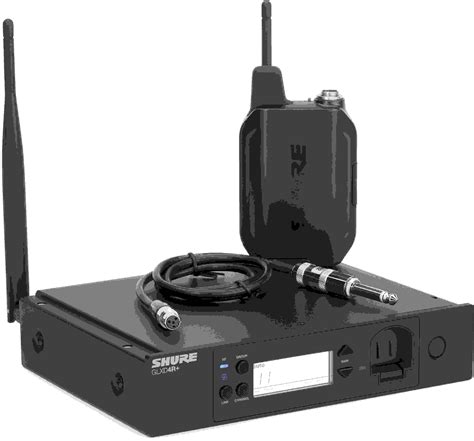 Shure Glxd14r Digital Wireless Rackmount Bodypack System With Wa302 Guitar Cable Sweetwater