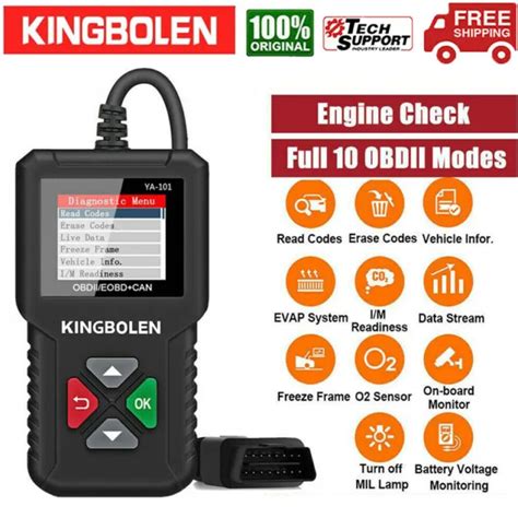 Obd Scanner Obd Code Reader Car Check Engine Automotive Fault