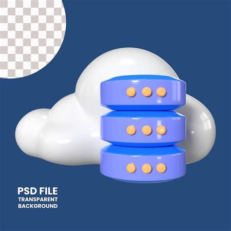 Premium Psd Database D Illustration Icon