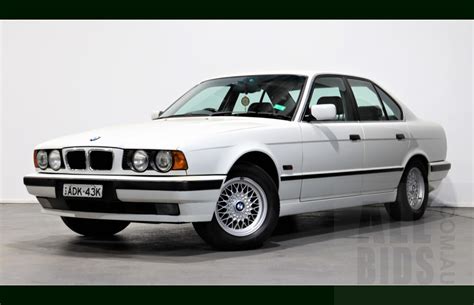 91995 Bmw 530i E34 4d Sedan White Lot 1358314 Carbids