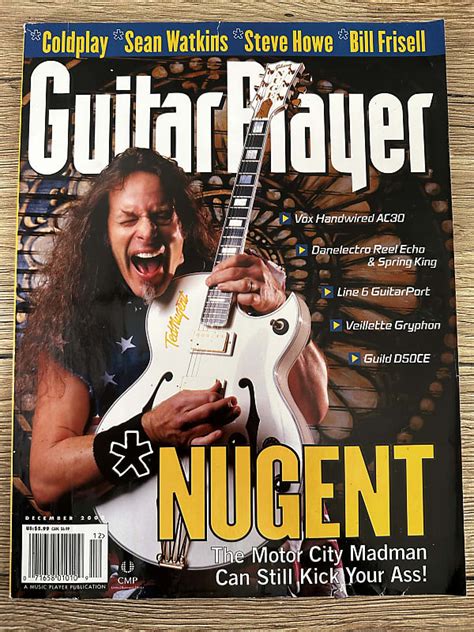 Guitar Player Magazine Ted Nugent December 2002 Back Issue Reverb