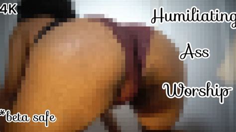 FeistyBlackBeauty Worship My Hairy Ebony Ass You Ass Slave Beta Safe ManyVids