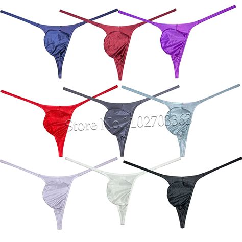 Stylish Men S Enhancing Pouch Bikini Thong Feel Sexy And Confident In Shiny T Back Lingerie