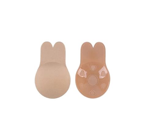 Silicone Nude Color Rabbit Nipple Adhesive Cover Strapless Nipple Pad Size C D Walmart