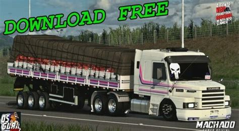 Scania Top Granel Arqueada Mod Ets Dalenha Mods