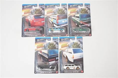 Hot Wheels ホットウィール シボレー ノヴァ ワゴン ボルボ 850 エステート ダットサン ブルーバード ワゴン 510 など5点セット 乗用車 売買されたオークション