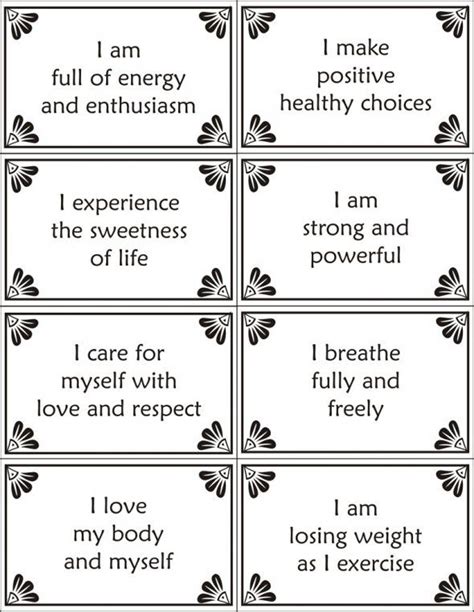 Free Printable Affirmation Cards Affirmations And Sayings Pintere